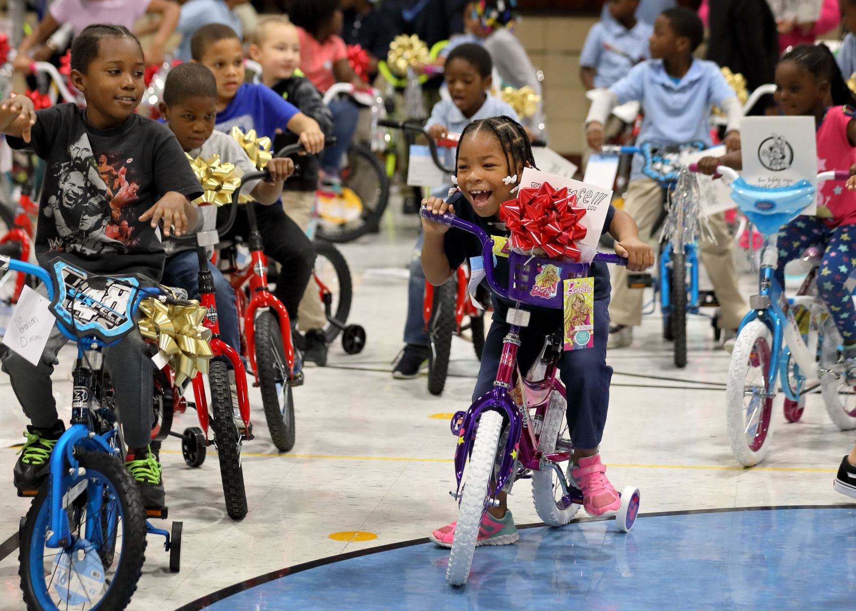 Bikes donated to Peabody Elementary School